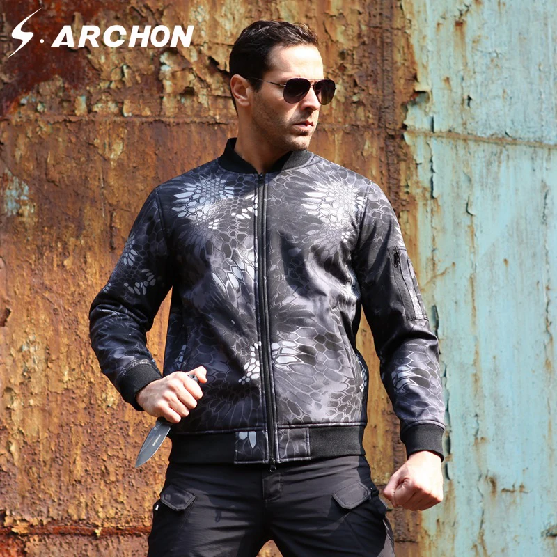 S.ARCHON US MA1 Military Pilot Fleece Jackets Men Waterproof Tactical Camouflage Jackets Coat Windbreaker Clothes Army Outerwear
S.ARCHON US MA1 Military Pilot Fleece Jackets Men Waterproof Tactical Camouflage Jackets Coat Windbreaker Clothes Army Outerwear