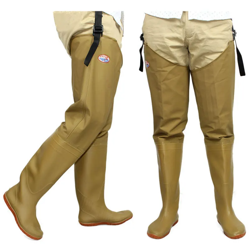 High-Jump Adjust Height Fishing Hunting Waders Waterproof PVC Material Soft Boots Outdoor Hunting Fish Fishing Waders Pant+Boot
High-Jump Adjust Height Fishing Hunting Waders Waterproof PVC Material Soft Boots Outdoor Hunting Fish Fishing Waders Pant+Boot