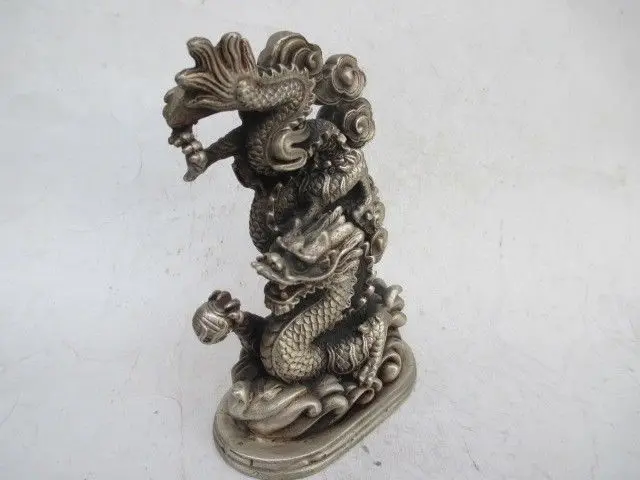 13 cm*/Chinese antique collection cupronickel pair of auspicious longfeng statue
13 cm*/Chinese antique collection cupronickel pair of auspicious longfeng statue