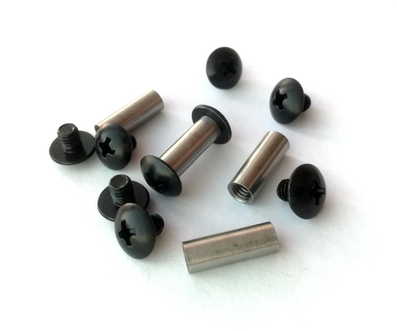 22mm *5mm Chicago Stainless steel Screw Philips Truss Head black Screws Suitable for 5mm hole (No517)
22mm *5mm Chicago Stainless steel Screw Philips Truss Head black Screws Suitable for 5mm hole (No517)