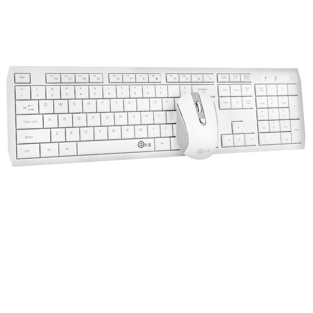 

E710 2.4Ghz Wireless Keyboard and Mouse Slim 104 keys Multimedia Combo for Smart TV Office Computer PC home office QWERTY Layout