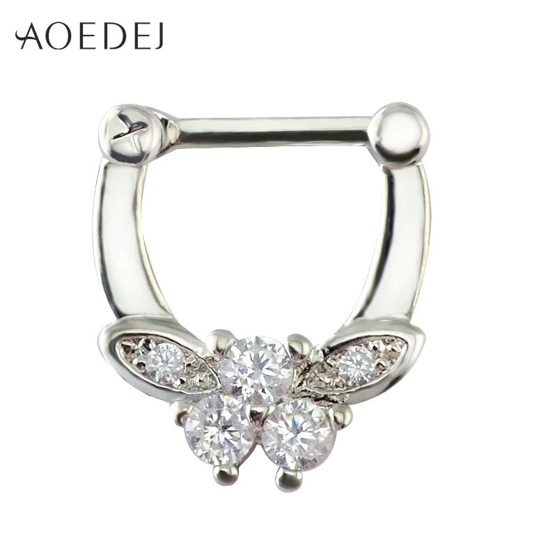 AOEDEJ 1 Pc New Design Butterfly Septum Ring Nose Cilp On Hoop Rings Septum Clicker Piercing Hanger Clip On Piercing Jewelry
AOEDEJ 1 Pc New Design Butterfly Septum Ring Nose Cilp On Hoop Rings Septum Clicker Piercing Hanger Clip On Piercing Jewelry
