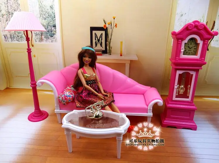 The new large-scale furniture accessories pink for Barbie dream living room sofa stylish home every family Toys
The new large-scale furniture accessories pink for Barbie dream living room sofa stylish home every family Toys