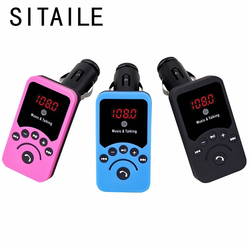 SITAILE Hand Free Беспроводная Связь Bluetooth Комплект Fm передатчик Модулятор