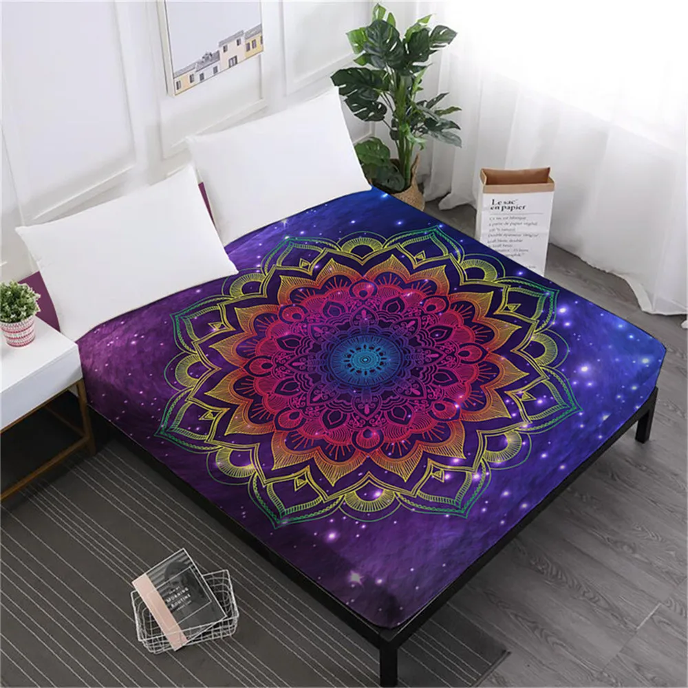 Colorful Mandala Bed Sheet Tie Dyeing Fitted Sheet Bohemia Elephant Hamsa Hand Print Bedding Twin King Queen Deep Pocket D35
Colorful Mandala Bed Sheet Tie Dyeing Fitted Sheet Bohemia Elephant Hamsa Hand Print Bedding Twin King Queen Deep Pocket D35