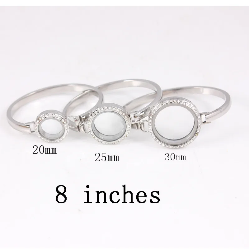 Round Shape Screw Stainless Steel Floating Locket Bangles With Rhinestone Living Memory Locket Bracelets Bangles 6pcs
Round Shape Screw Stainless Steel Floating Locket Bangles With Rhinestone Living Memory Locket Bracelets Bangles 6pcs
