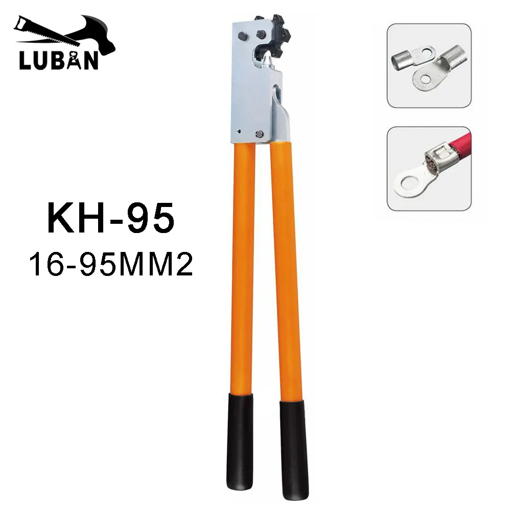 KH-95 COPPER TUBE TERMINAL CRIMPING TOOL terminals 16-95 mm2 CRIMPING PILER crimping tools big size
KH-95 COPPER TUBE TERMINAL CRIMPING TOOL terminals 16-95 mm2 CRIMPING PILER crimping tools big size