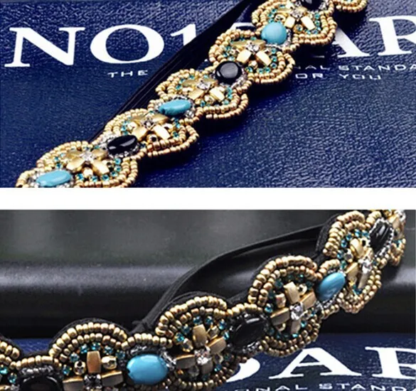 New freeshipping wholesale retail fashion vintage bohemian beaded gems with rhinstone headband popular hair accessories-JKJ
New freeshipping wholesale retail fashion vintage bohemian beaded gems with rhinstone headband popular hair accessories-JKJ
