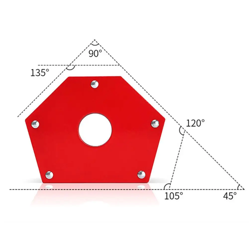 25LB Soldering Locator Strong Magnet Welding Magnetic Holder 45/90/105/120/135 Degrees Welder Positioner Power Tool Accessories
25LB Soldering Locator Strong Magnet Welding Magnetic Holder 45/90/105/120/135 Degrees Welder Positioner Power Tool Accessories