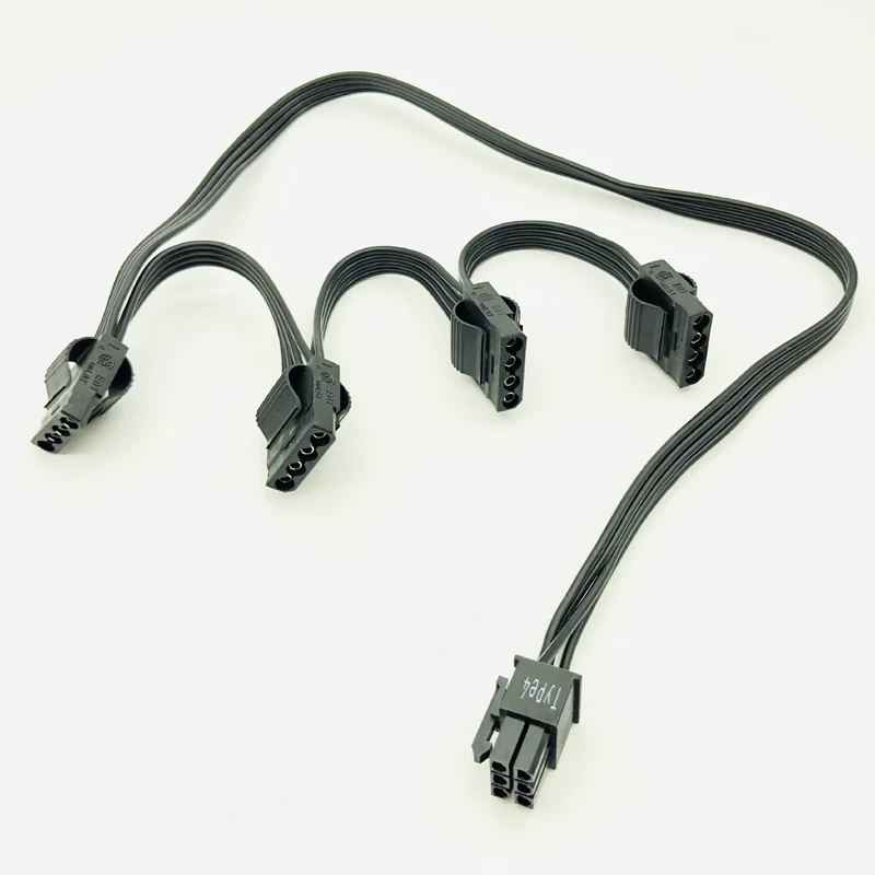 Кабель питания PCI-e 6Pin Male 1-4x Molex 4Pin, мультипликатор порта питания для CORSAIR RMx Series RM1000x RM850x RM750X RM650x RM550x
Кабель питания PCI-e 6Pin Male 1-4x Molex 4Pin, мультипликатор порта питания для CORSAIR RMx Series RM1000x RM850x RM750X RM650x RM550x
