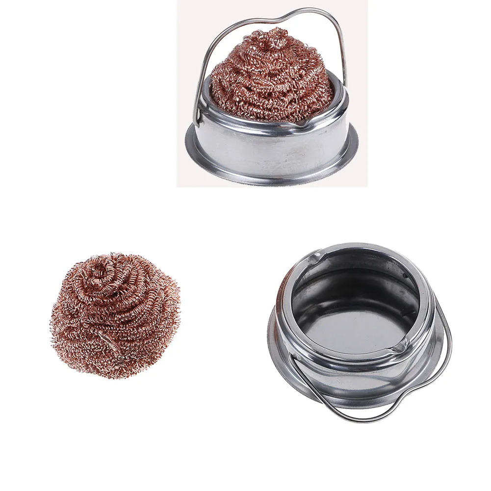 1pc Wire With Stand Set Welding Solder Iron Tip Cleaner Cleaning Steel Heavy Duty Stainless Steel Holder
1pc Wire With Stand Set Welding Solder Iron Tip Cleaner Cleaning Steel Heavy Duty Stainless Steel Holder