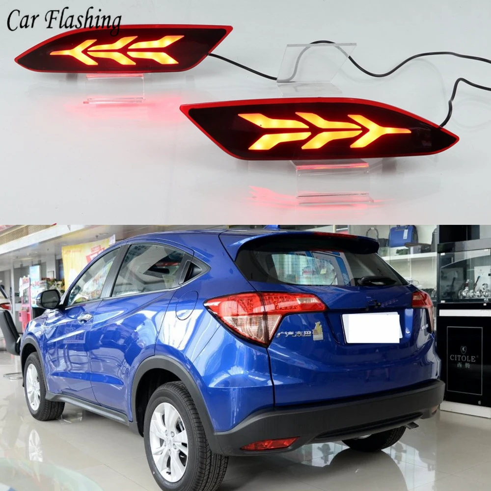 2023 Multi-function LED Rear Bumper Light Reflector Fog Lamp Brake Light Turning Signal Light For Honda HRV HR-V 2015 2016 2017
2023 Multi-function LED Rear Bumper Light Reflector Fog Lamp Brake Light Turning Signal Light For Honda HRV HR-V 2015 2016 2017