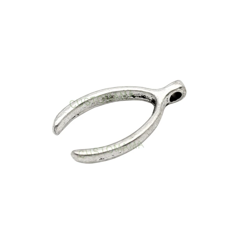 150pcs-Wishbone charms, Antique Tibetan Silver 2 Sided Small Wish Bone Charm Pendant 16x9mm
150pcs-Wishbone charms, Antique Tibetan Silver 2 Sided Small Wish Bone Charm Pendant 16x9mm