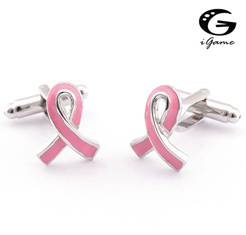 iGame Factory Price Retail French Men Gifts Cuff links Fashion Copper Material Pink Ribbon Design CuffLinks Free Shipping
iGame Factory Price Retail French Men Gifts Cuff links Fashion Copper Material Pink Ribbon Design CuffLinks Free Shipping