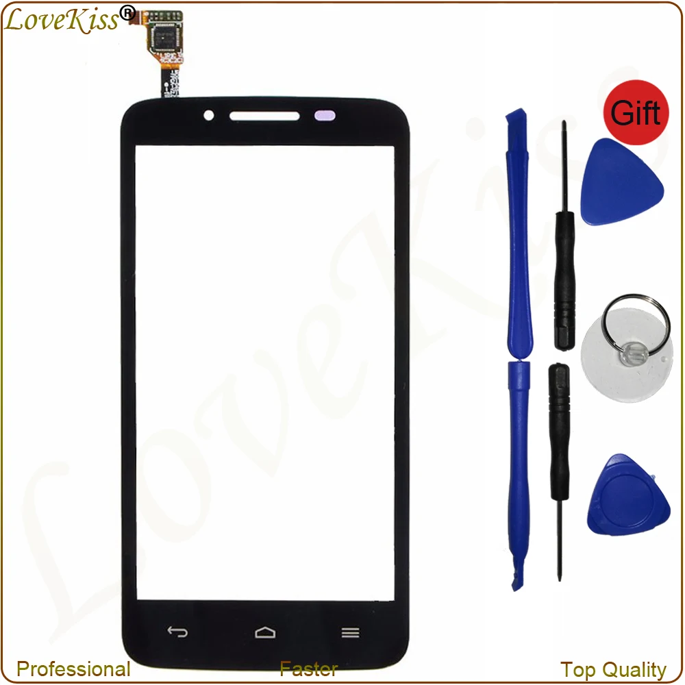 Y511 4 5 "сенсорный экран для Huawei Ascend Передняя панель сенсорный сенсор дигитайзер