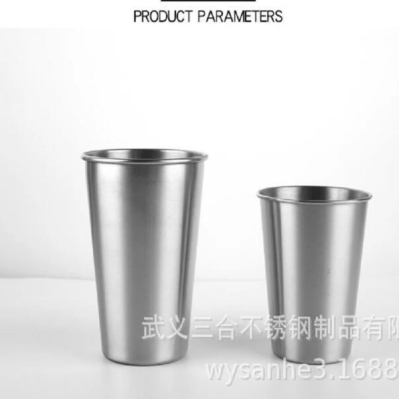 Summer Explosions 304 stainless steel beer glass single-layer mug glass frosted milk glass ice cup can be customized LOGO 500ML
Summer Explosions 304 stainless steel beer glass single-layer mug glass frosted milk glass ice cup can be customized LOGO 500ML