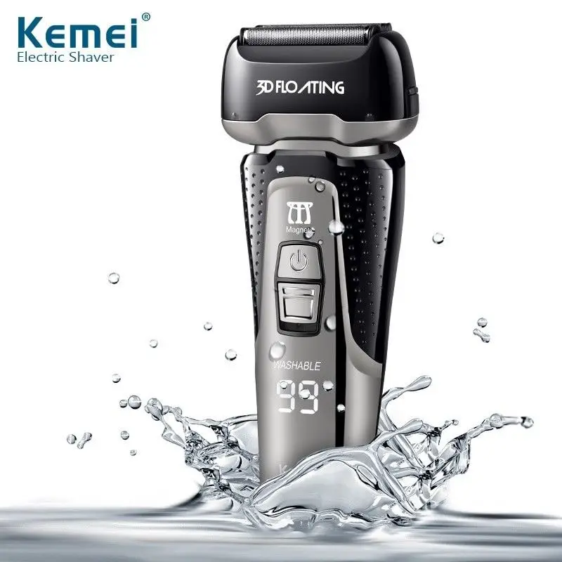 Kemei Rechargeable Shaver Razor Men Beard Trimmer Men's Shaver 3D Floating Reciprocating Shaving Machine Razor
Kemei Rechargeable Shaver Razor Men Beard Trimmer Men's Shaver 3D Floating Reciprocating Shaving Machine Razor