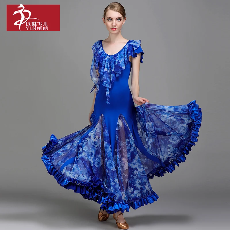 Newest fashion woman ballroom Standard dance dress dance clothing stage Modern dance costumes
Newest fashion woman ballroom Standard dance dress dance clothing stage Modern dance costumes