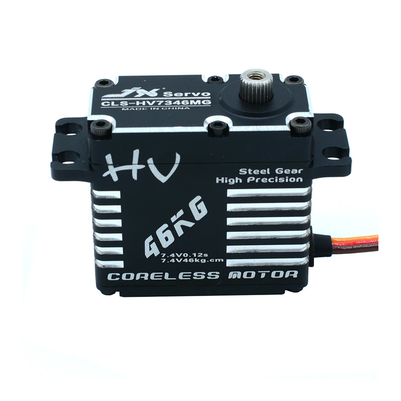 JX CLS-HV7346MG 46кг бескаркасная стальная шестерня с сервоприводом, водонепроницаемый алюминиевый корпус с ЧПУ для DIY радиоуправляемого автомоби...
JX CLS-HV7346MG 46кг бескаркасная стальная шестерня с сервоприводом, водонепроницаемый алюминиевый корпус с ЧПУ для DIY радиоуправляемого автомоби...