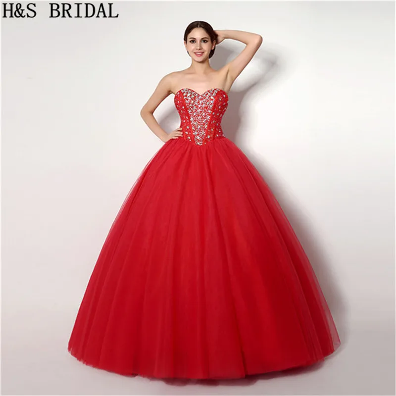 H&S Red Crystal Beaded Quinceanera Dresses sweet 16 ball gowns Prom Dresses Tulle cheap quinceanera gowns vestidos de festa
H&S Red Crystal Beaded Quinceanera Dresses sweet 16 ball gowns Prom Dresses Tulle cheap quinceanera gowns vestidos de festa