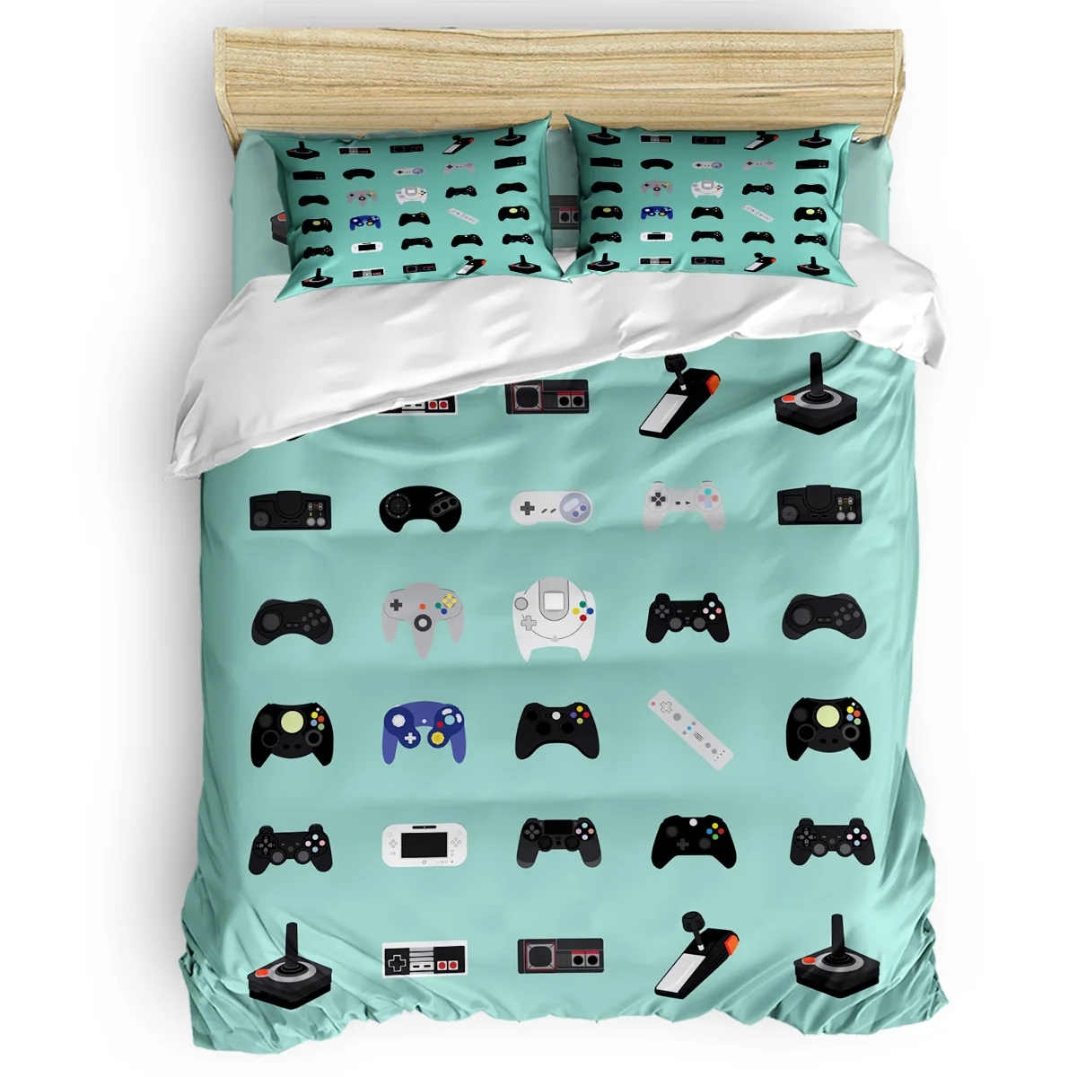 Console Evolution Duvet Cover 3 Cotton King Size Queen Size Quilt Cover Set Bedclothes Comforter Single Bedding Sets
Console Evolution Duvet Cover 3 Cotton King Size Queen Size Quilt Cover Set Bedclothes Comforter Single Bedding Sets