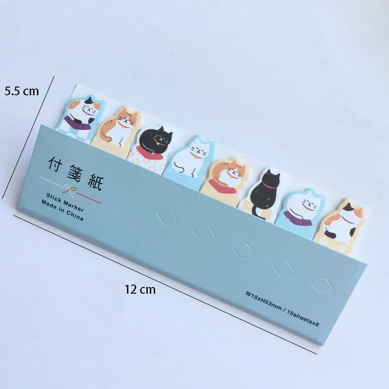30 pcs/lot Cat Panda N Times Memo Pad Sticky Notes Cartoon Animal Bookmark Stationery Label Stickers School Supplies Notepad
30 pcs/lot Cat Panda N Times Memo Pad Sticky Notes Cartoon Animal Bookmark Stationery Label Stickers School Supplies Notepad