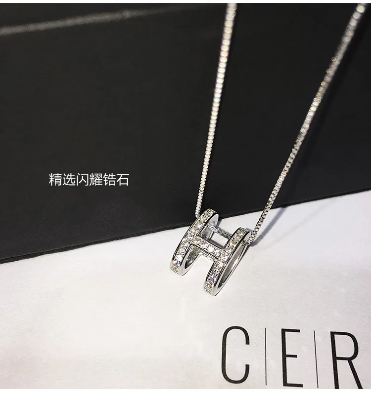 Korea S925 Sterling Necklace Simple Chain Link Luxury High Quality CZ Cute Jewelry Accessary For Women Girls Gift
Korea S925 Sterling Necklace Simple Chain Link Luxury High Quality CZ Cute Jewelry Accessary For Women Girls Gift