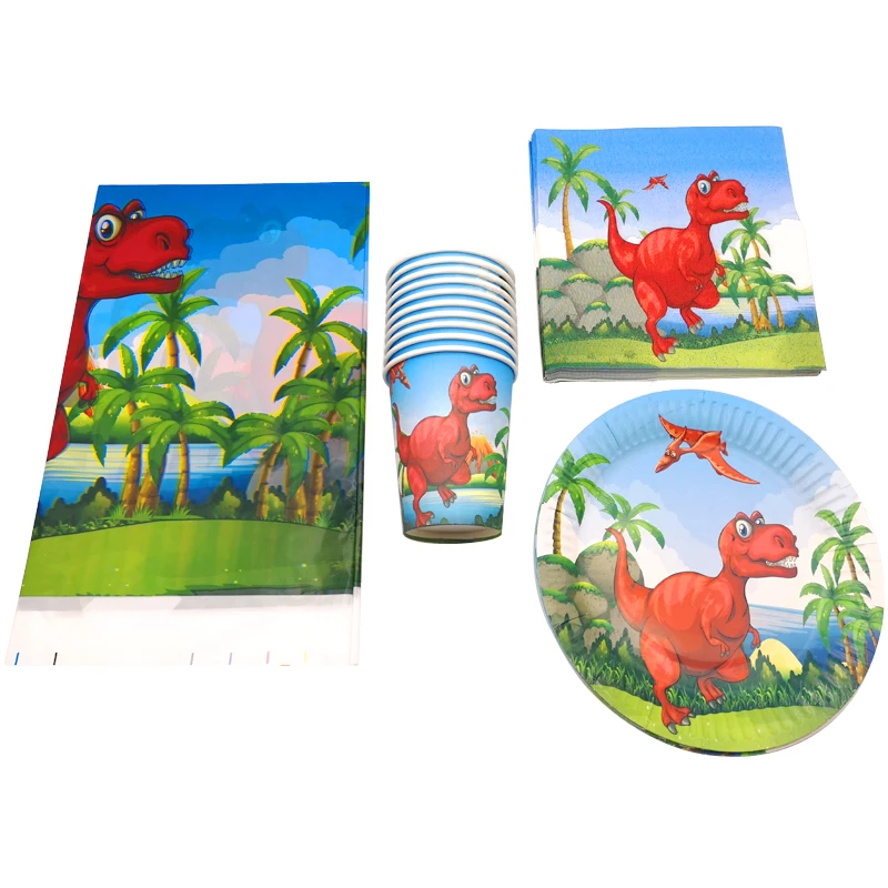 61pcs/lot Dinosaur Theme Tableware Set Decoration Napkins Cups Happy Birthday Party Baby Shower Boys Favors Plates Tablecloth
61pcs/lot Dinosaur Theme Tableware Set Decoration Napkins Cups Happy Birthday Party Baby Shower Boys Favors Plates Tablecloth