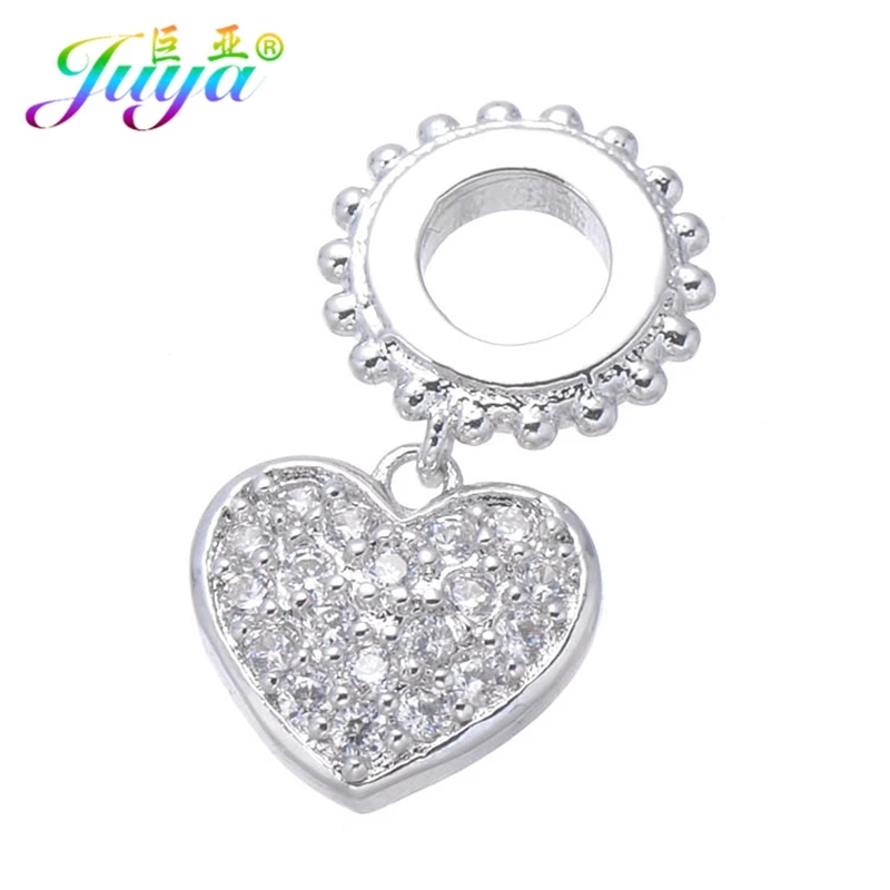 DIY Jewelry Findings Gold/Rose Gold Pave Zircon Heart Bail Charms Accessories For Women Handmade Charms Jewelry Making
DIY Jewelry Findings Gold/Rose Gold Pave Zircon Heart Bail Charms Accessories For Women Handmade Charms Jewelry Making