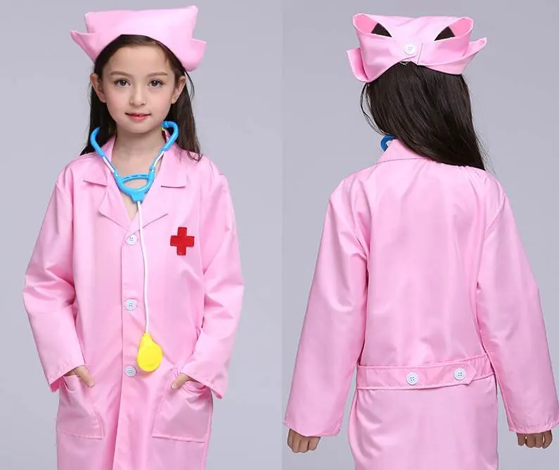 Kids Doctor Cosplay Costumes Baby Girls Nurse Uniforms Role Play Halloween Party Wear Fancy 5PCs Girls Cosplay Doctor Jacket
Kids Doctor Cosplay Costumes Baby Girls Nurse Uniforms Role Play Halloween Party Wear Fancy 5PCs Girls Cosplay Doctor Jacket