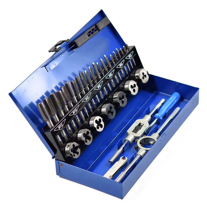 32Pcs Threaded Cutting Set M3-M12 Pro Metric Tap Threaded Cutters Tool M3/M4/M5/M6/M8/M0/M2 Thread Tap & Die Set
32Pcs Threaded Cutting Set M3-M12 Pro Metric Tap Threaded Cutters Tool M3/M4/M5/M6/M8/M0/M2 Thread Tap & Die Set