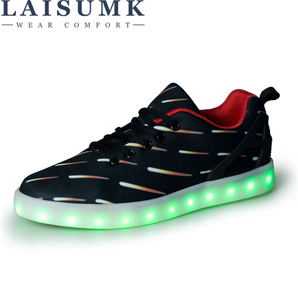 2021 LAISUMK USB Charging Glowing LED Sneakers Men Unisex Casual Light Shoes 11 Colors LED Slippers Luminous Sneakers
2021 LAISUMK USB Charging Glowing LED Sneakers Men Unisex Casual Light Shoes 11 Colors LED Slippers Luminous Sneakers