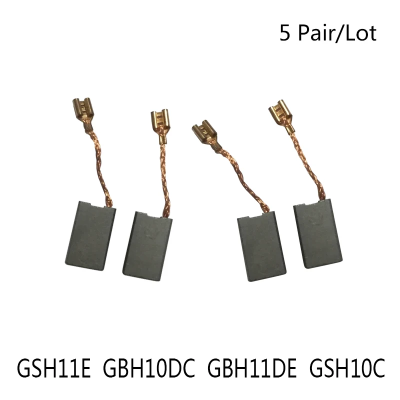 Карбоновые щетки с электрическим молотком для Bosch 1617014126 GSH11E GBH10DC GBH11DE GSH10C MH 10 SE