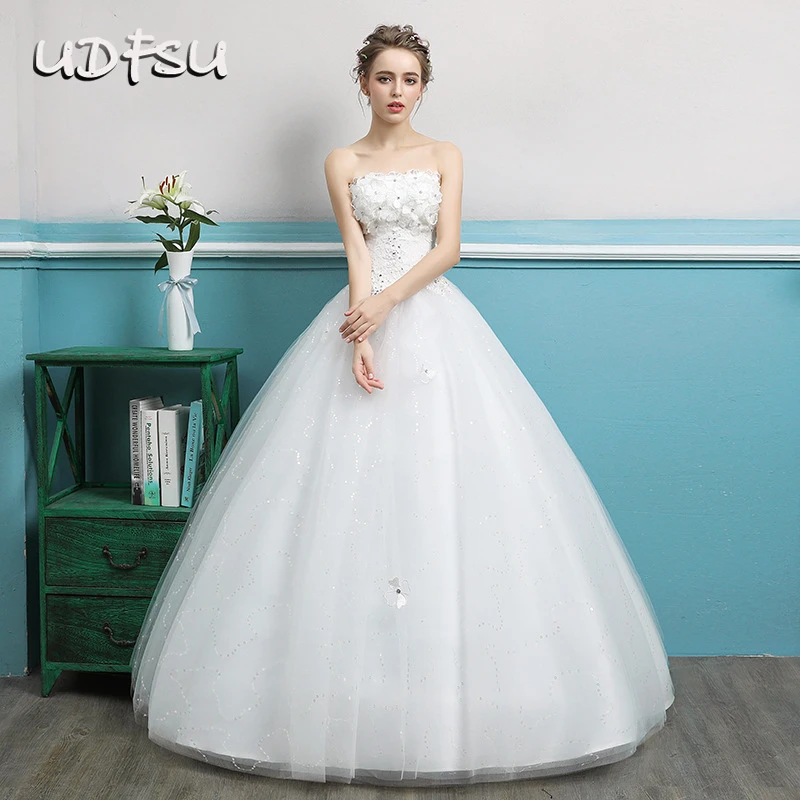 UDFSU Women Lace Backless Wedding Dress Vintage Tulle Princess Ball Gowns Off The Shoulder Bride Lace Up Wedding Gown
UDFSU Women Lace Backless Wedding Dress Vintage Tulle Princess Ball Gowns Off The Shoulder Bride Lace Up Wedding Gown