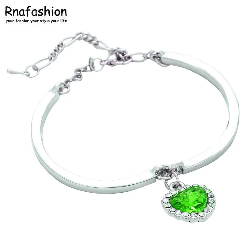 Green belt accessories manufacturers selling high-grade crystal peach heart bracelet Wedding jewelry gift bracelet for women-010
Green belt accessories manufacturers selling high-grade crystal peach heart bracelet Wedding jewelry gift bracelet for women-010