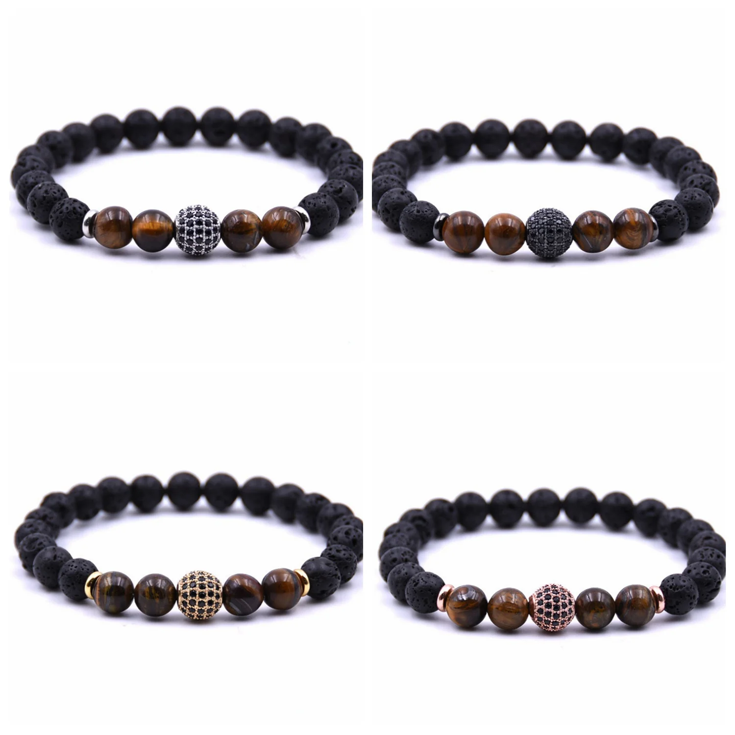 Fashion Lava Rock 8MM Charm Bracelet Yellow Tiger Eye Copper Ball Spherical Men And Women Jewelry Gifts
Fashion Lava Rock 8MM Charm Bracelet Yellow Tiger Eye Copper Ball Spherical Men And Women Jewelry Gifts