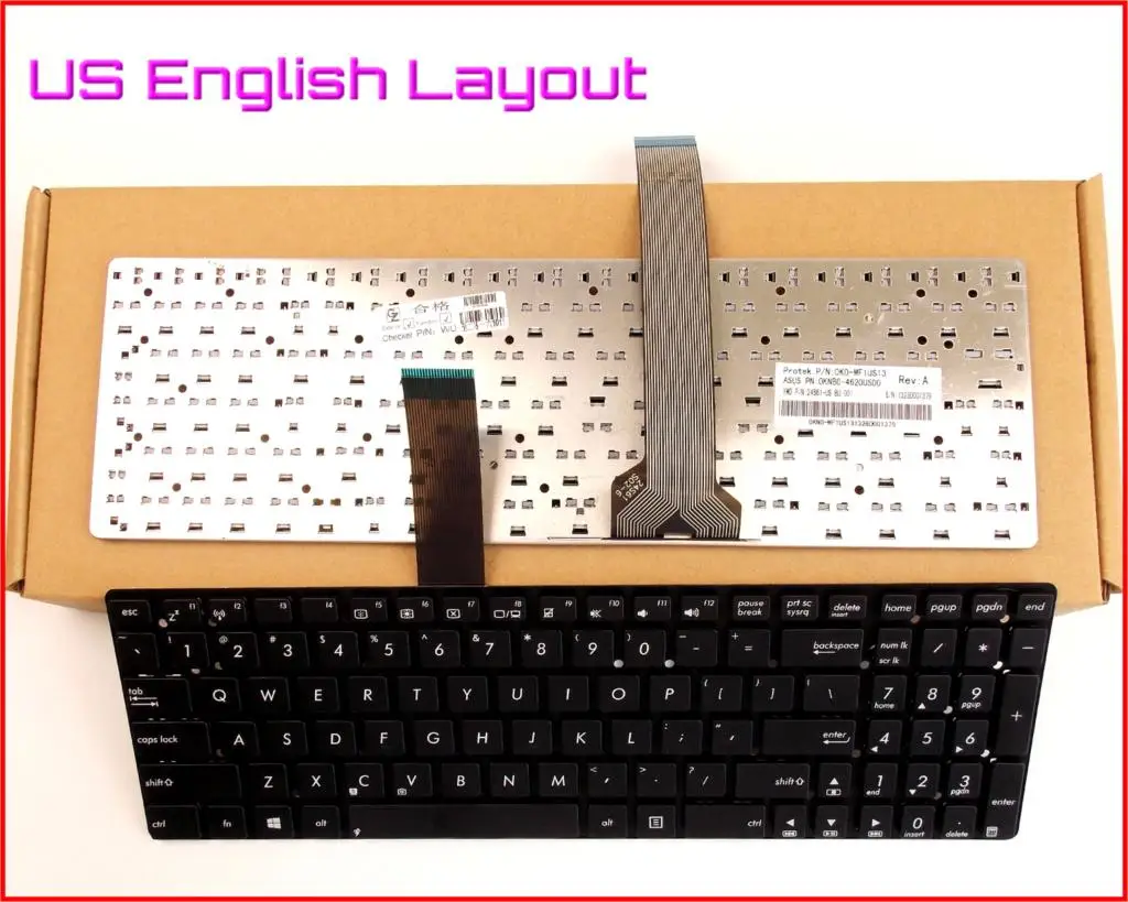 New Keyboard US English Version for ASUS A55 A55a A55DE A55C A55N A55VS A55VD A55X A55XI A55VJ Laptop Non-Frame
New Keyboard US English Version for ASUS A55 A55a A55DE A55C A55N A55VS A55VD A55X A55XI A55VJ Laptop Non-Frame