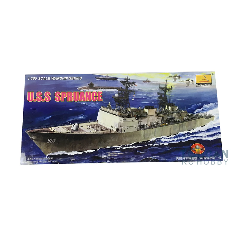 Trumpeter 80703 1/350 мотор США Spruance hilm современный военный корабль модель|Наборы для