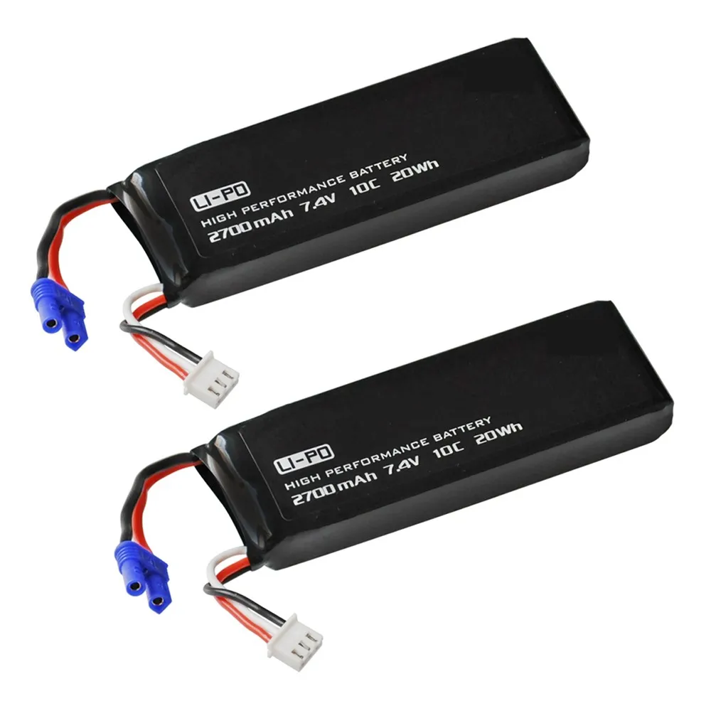 2pcs/lot H501S lipo battery 7.4V 2700mAh 10C Batteies for Hubsan H501C Rc Quadcopter Airplane Drone Spare Parts
2pcs/lot H501S lipo battery 7.4V 2700mAh 10C Batteies for Hubsan H501C Rc Quadcopter Airplane Drone Spare Parts