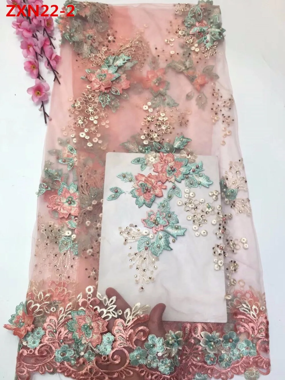 Beautifical Pretty Embroidery 3D Flower French Lace Fabric With Beads And Stone Bridal Fabric Net Lace For Wedding
Beautifical Pretty Embroidery 3D Flower French Lace Fabric With Beads And Stone Bridal Fabric Net Lace For Wedding