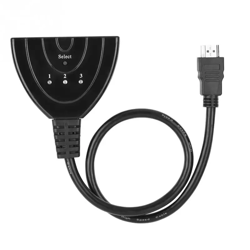 1080P видео переключатель сплиттер HDMI 3 в 1 выход Сплит адаптер сигнала кабель