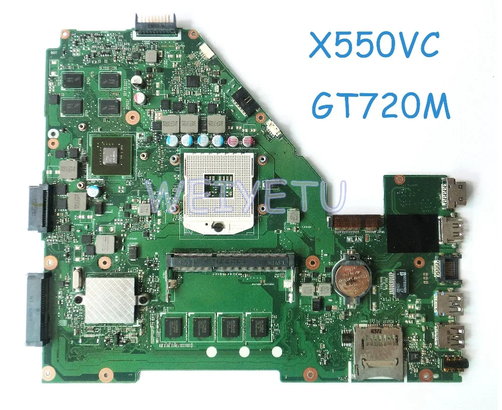 X550VC с 4 Гб ОЗУ материнская плата с GT720M графикой для ASUS X550VC X550V A550V R501V 60NB00S0-MBB000 Материнская плата ноутбука
X550VC с 4 Гб ОЗУ материнская плата с GT720M графикой для ASUS X550VC X550V A550V R501V 60NB00S0-MBB000 Материнская плата ноутбука