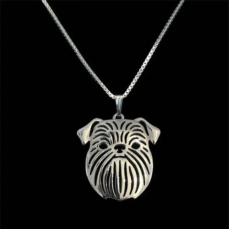 New Fashion Lovers' Metal Dog Necklaces Jewelry Brussels Griffon Pendant Necklaces Drop Shipping
New Fashion Lovers' Metal Dog Necklaces Jewelry Brussels Griffon Pendant Necklaces Drop Shipping