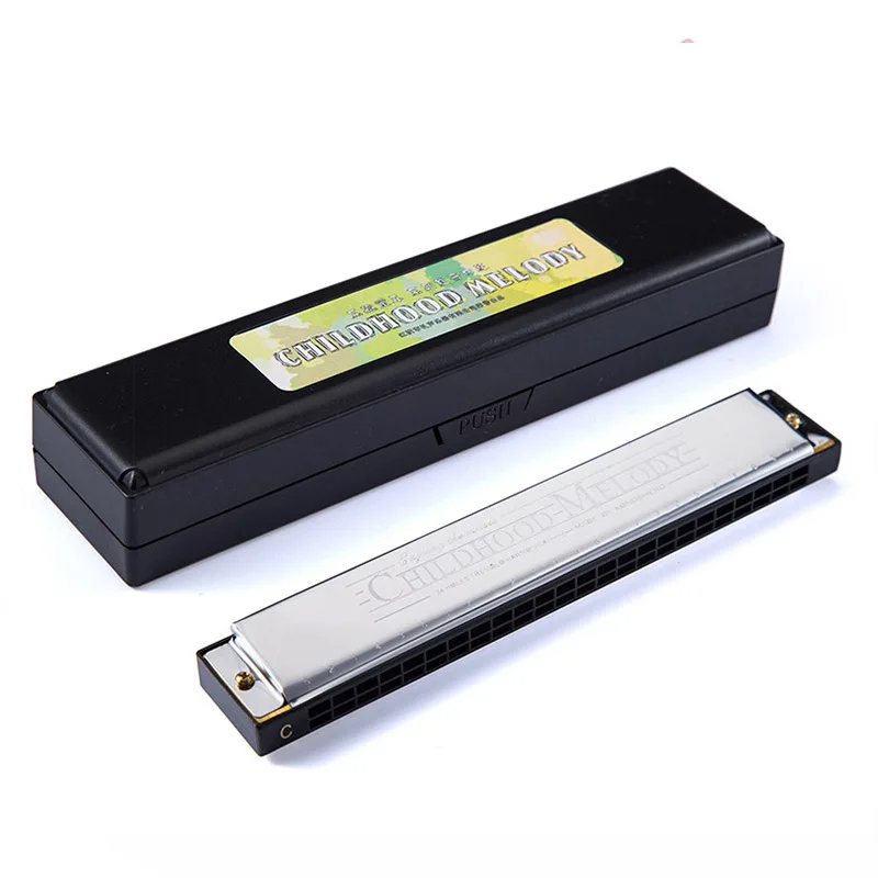 Harmonica Tremolo 24 Hole Key Of C Play Harmonica Mouth Organ Double Row For Blues Jazz Rock Folk Musical Beginner Instrument
Harmonica Tremolo 24 Hole Key Of C Play Harmonica Mouth Organ Double Row For Blues Jazz Rock Folk Musical Beginner Instrument
