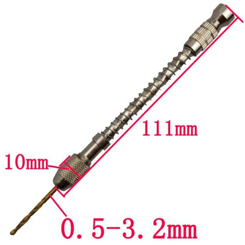 New Hand Twist Drill Bit Jeweler Sliding Drilling Wood Olive Walnut Plastic Hole Punch Reamer Mini Universal Hand Drill
New Hand Twist Drill Bit Jeweler Sliding Drilling Wood Olive Walnut Plastic Hole Punch Reamer Mini Universal Hand Drill