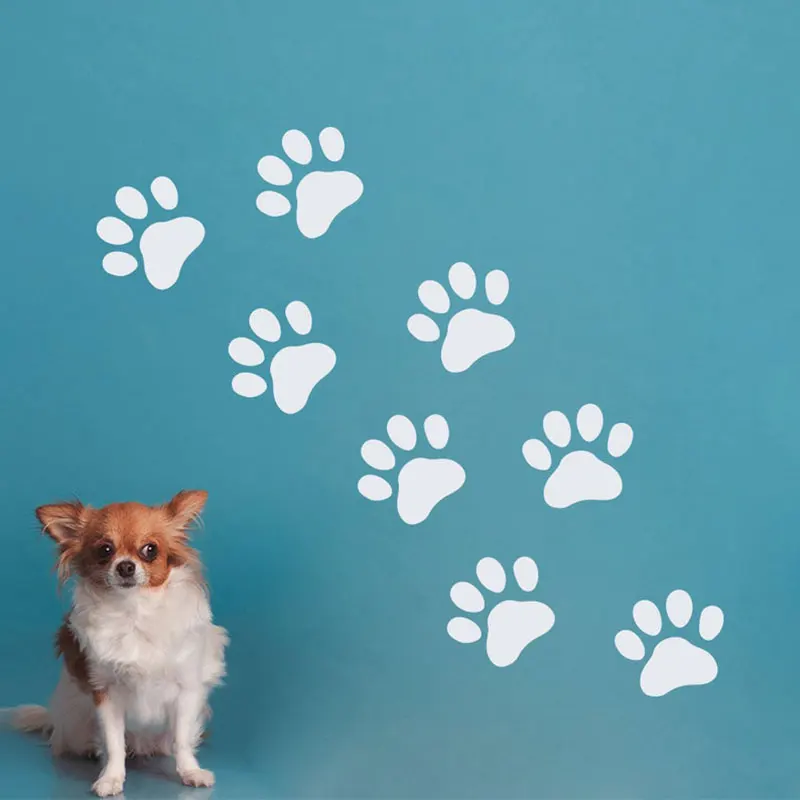 8 pcs/set Dog Paws Decal Pet Shop Grooming Salon Decor Vinyl Art Interior Design Decals Nursery Room Home Window Sticker A263
8 pcs/set Dog Paws Decal Pet Shop Grooming Salon Decor Vinyl Art Interior Design Decals Nursery Room Home Window Sticker A263