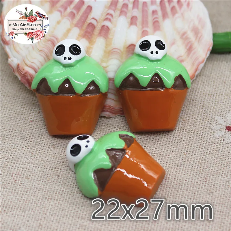 10pcs Resin halloween skull flat back Cabochon Art Supply Decoration Charm hair bow center 22x27mm
10pcs Resin halloween skull flat back Cabochon Art Supply Decoration Charm hair bow center 22x27mm