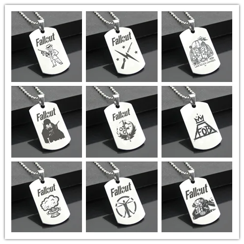 Perfect JL Fallout Western Style Army card Personalized Diy Letters Pendant Steel Necklace personality Gifts FSYX01
Perfect JL Fallout Western Style Army card Personalized Diy Letters Pendant Steel Necklace personality Gifts FSYX01