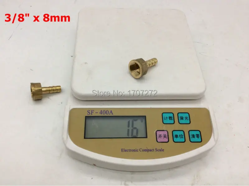 free shipping copper fitting 8mm Hose Barb x 3/8" inch Female BSP Brass Barbed Fitting Coupler Connector Adapter
free shipping copper fitting 8mm Hose Barb x 3/8" inch Female BSP Brass Barbed Fitting Coupler Connector Adapter