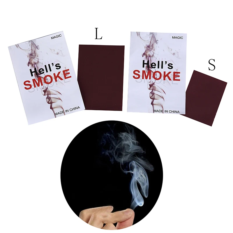 1Pc Magic Trick Smokes Surprise Prank Joke Mystical Fun Magic Smoke from Finger Tips Interesting Material: chemistry paper
1Pc Magic Trick Smokes Surprise Prank Joke Mystical Fun Magic Smoke from Finger Tips Interesting Material: chemistry paper